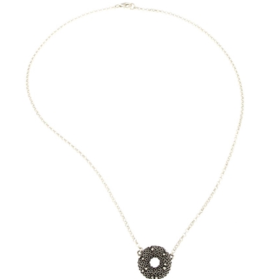 Silver filigree necklace
