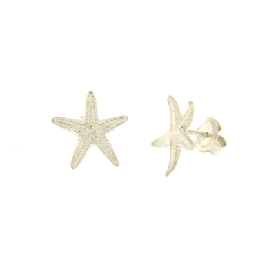 Orecchini stella marina in argento