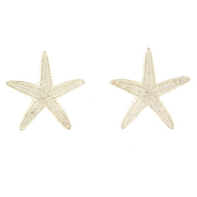 Orecchini in argento stella marina