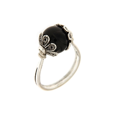 Silver ring with ´Su Coccu´